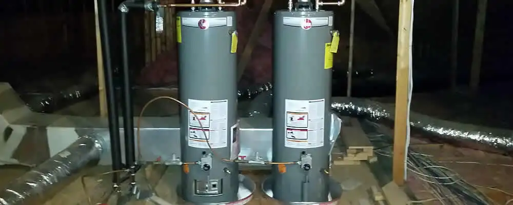 Tankless water heater installation for home hot water in Peoria, IL